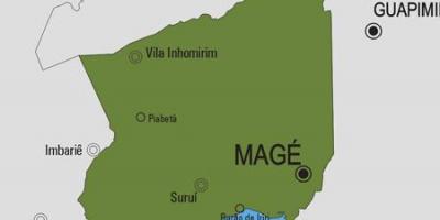 Carte de la municipalité Magé