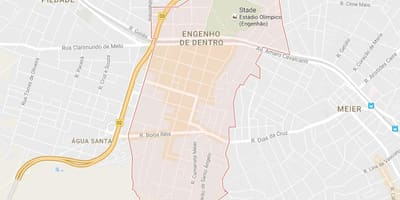 Carte Engenho de Dentro