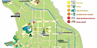 Carte Jardin Botanique de Rio de Janeiro