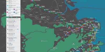 Carte metro Rio