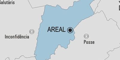 Carte municipalité Areal