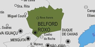 Carte municipalité Belford Roxo