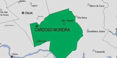 Carte municipalité Cantagalo