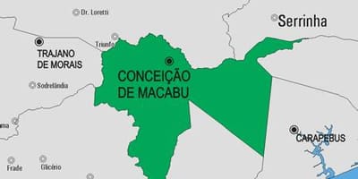 Carte municipalité Conceição de Macabu