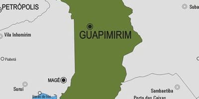 Carte municipalité Guapimirim