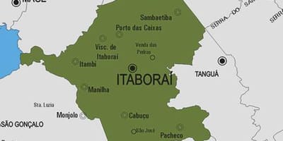 Carte municipalité Itaboraí