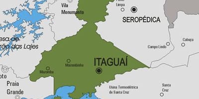 Carte municipalité Itaguaí