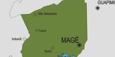 Carte municipalité Magé