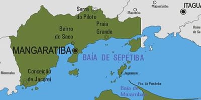 Carte municipalité Mangaratiba