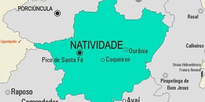 Carte municipalité Natividade