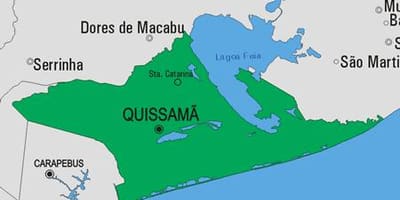 Carte municipalité Quissamã
