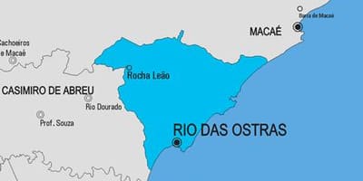 Carte municipalité Rio de Janeiro