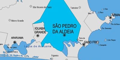 Carte municipalité São Pedro da Aldeia