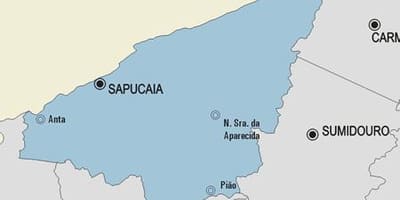 Carte municipalité Sapucaia