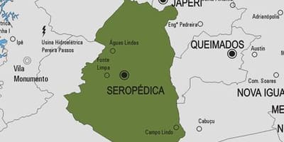 Carte municipalité Seropédica