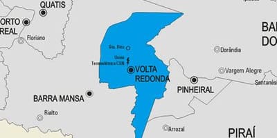 Carte municipalité Vassouras
