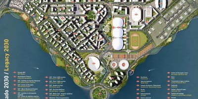 Carte Parc Olympique héritage