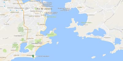Carte plage de Arpoador