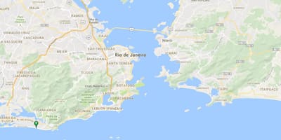 Carte plage de Barra da Tijuca