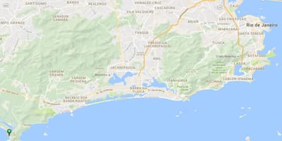 Carte plage de Barra de Guaratiba