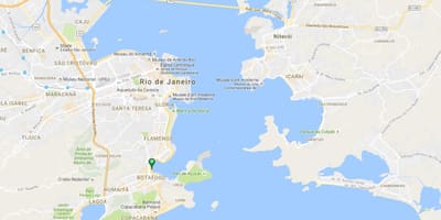 Carte plage de Botafogo