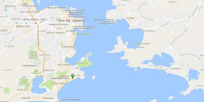 Carte plage de Copacabana