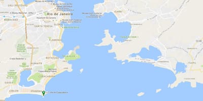 Carte plage de Diabo