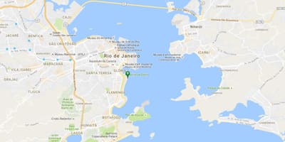 Carte plage de Flamengo