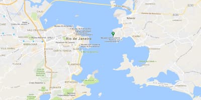 Carte plage de Gragoatá
