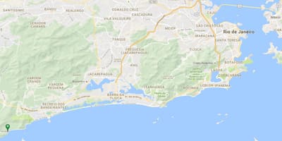 Carte plage de Grumari