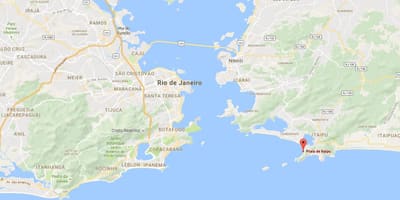 Carte plage de Itaipú