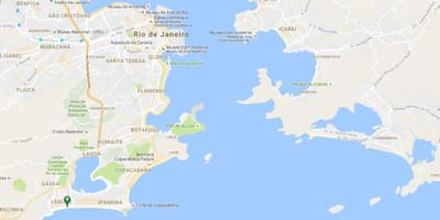 Carte plage de Leblon