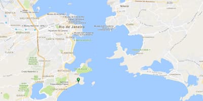 Carte plage de Leme