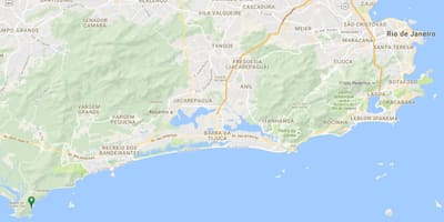 Carte plage de Meio
