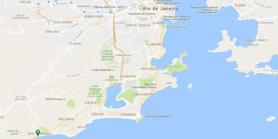 Carte plage de São Conrado