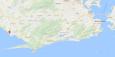 Carte plage de Sepetiba