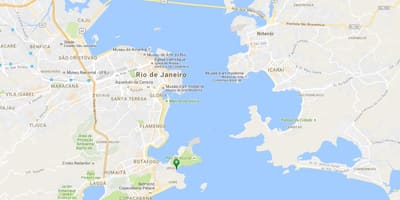 Carte plage de Vermelha