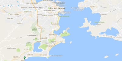 Carte plage de Vidigal