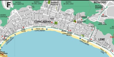 Carte plage Leme