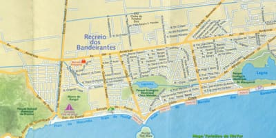 Carte plage Recreio