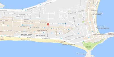 Carte quartier gay Rio de Janeiro