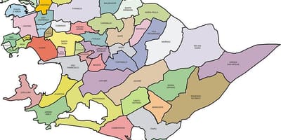 Carte Quartiers Niterói