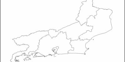 Carte Rio de Janeiro vierge