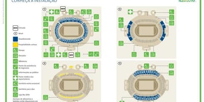 Carte stade olympique rio de janeiro